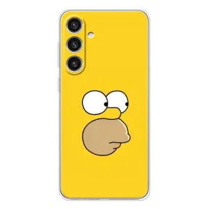 Чехол с Симпсонами для Samsung Galaxy S25 Plus (VPrint) (Гомер)