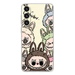 Чохол з Лабубу на Samsung Galaxy S25 Plus (Золота мавпа Bored Ape)