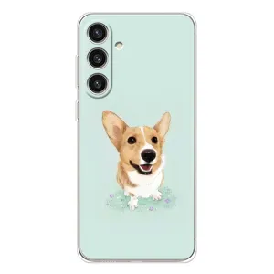 Чохли з собаками для Samsung Galaxy S25 Plus (VPrint) (Коргі)