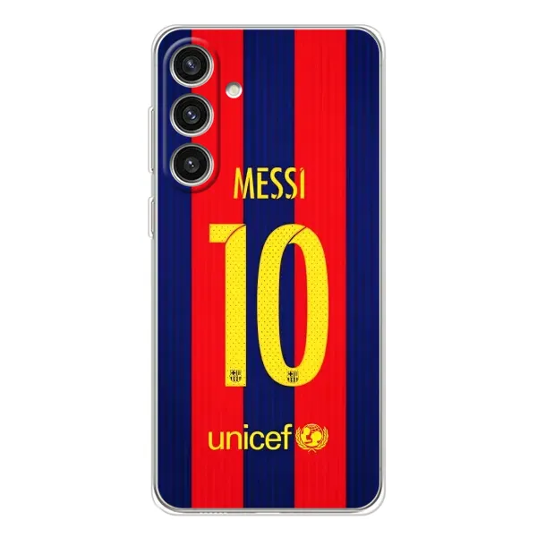 Чехол с принтом «Messi Barca 10» для Samsung Galaxy S25 Plus