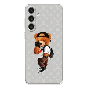 Бренднові Чохли для Samsung Galaxy S25 Plus - (PREMIUMPrint) (Ведмедик Луі)