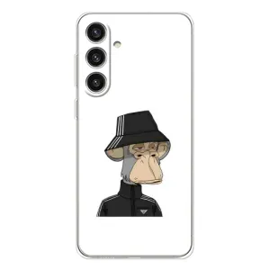Чехлы с Обезьянами NFT для Samsung Galaxy S25 Plus (AlphaPrint) (обезьяна NFT Adidas)
