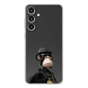 Чехлы с Обезьянами NFT для Samsung Galaxy S25 Plus (AlphaPrint) (Обезьяна NFT)