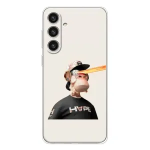 Чехлы с Обезьянами NFT для Samsung Galaxy S25 Plus (AlphaPrint) (обезьяна NFT в очках)