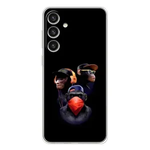 Чохол з Мавпами Samsung Galaxy S25 Plus - (AlphaPrint) (Три мавпи)
