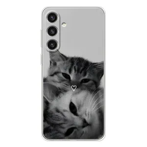 Чохол з малюнком кіт на Samsung Galaxy S25 Plus (Пара котів)