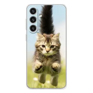 Чохли з Котиками для Samsung Galaxy S25 Plus (VPrint) (Прижок кота)