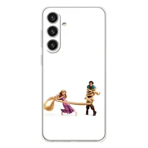 Чехол Рапунцель для Samsung Galaxy S25 Plus (Рапунцель и Флин)