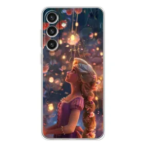 Чехол Рапунцель для Samsung Galaxy S25 Plus (Рапунцель фонарики)