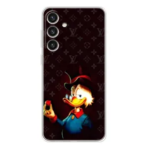 Чехлы для Samsung Galaxy S25 Plus - Скрудж МакДак Louis Vuitton (PREMIUMPrint) (Скрудж с бриллиантом)