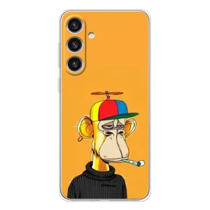 Чехлы с Обезьянами NFT для Samsung Galaxy S25 Plus (AlphaPrint) (Скучающая Обезьяна NFT)