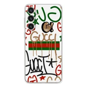 Бренднові Чохли для Samsung Galaxy S25 Plus - (PREMIUMPrint) (Стиль GUUCI)