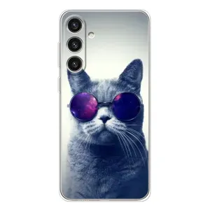 Чохол з принтом для Samsung Galaxy S25 Plus (AlphaPrint) Модні коти (Стильний кіт)