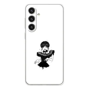 Чехлы Венсдей на Samsung Galaxy S25 Plus Уэнсдей (AlphaPrint) (танец Уэнздей)