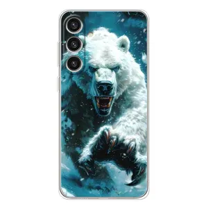 Чохол з картинкою 'Хижаки' для Samsung Galaxy S25 Plus (Полярний ведмідь)