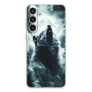 Чохол з картинкою 'Хижаки' для Samsung Galaxy S25 Plus (Вовк у хмарах)