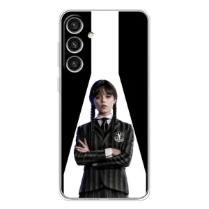 Чехлы Венсдей на Samsung Galaxy S25 Plus Уэнсдей (AlphaPrint) (W-Wednesday)