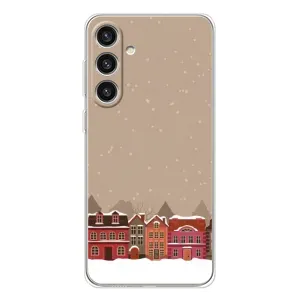 Новорічні, Святкові Чохли для Samsung Galaxy S25 Plus - 2024 год (Зимове місто)
