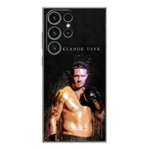 Чехол с картинкой Александр Усик для Samsung Galaxy S25 Ultra (Боксер Александр Усик)