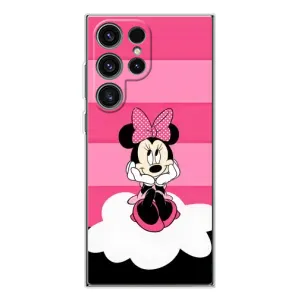 Эксклюзивный чехол для Samsung Galaxy S25 Ultra (AlphaPrint - Мультяшные) (Девочка Maus)