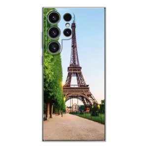 Чехол Эйфелева Башня для Samsung Galaxy S25 Ultra - (AlphaPrint) (Дорога в Париж)