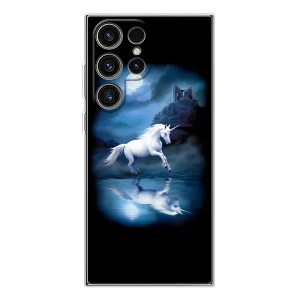 Чехол с принтом «Единорог» для Samsung Galaxy S25 Ultra Чехол с принтом «Единорог» для Samsung Galaxy S25 Ultra