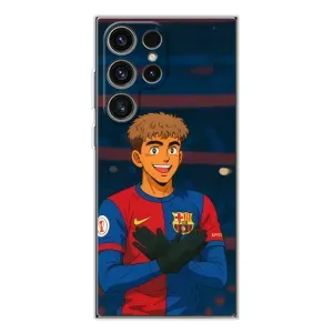 Чехол с футболистом Ламин Ямаль Samsung Galaxy S25 Ultra (Футболист Ямаль)