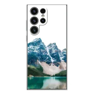 Силиконовый чехол с КАРТИНКАМИ лето для Samsung Galaxy S25 Ultra (AlphaPrint) (Гори)