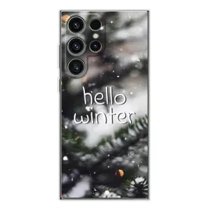 Новогодние, Праздничные Чехлы для Samsung Galaxy S25 Ultra - 2024 год (Hello winter)
