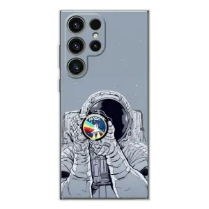 Чехол NASA для Samsung Galaxy S25 Ultra (AlphaPrint) (Космонавт фото)