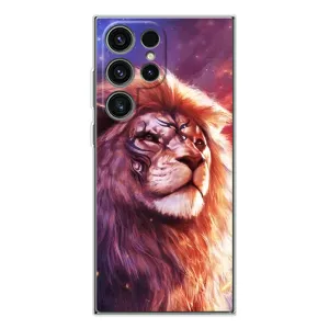 Чехол со Львом для Samsung Galaxy S25 Ultra (VPrint) (Красочный Лев)