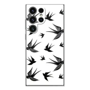 Чехол с птицами на Samsung Galaxy S25 Ultra (VPrint) (Ласточки)