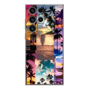 Силиконовый чехол с КАРТИНКАМИ лето для Samsung Galaxy S25 Ultra (AlphaPrint) (Летний отпуск)
