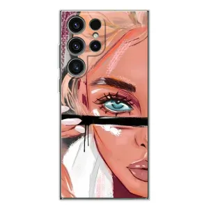 Чехол с печатью для Samsung Galaxy S25 Ultra - (Мода) (AlphaPrint) (Макияж)