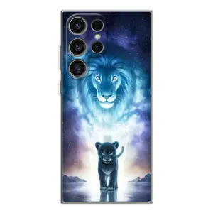 Чехол со Львом для Samsung Galaxy S25 Ultra (VPrint) (Маленький лев)