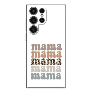 Чехлы для мамы на Samsung Galaxy S25 Ultra (Текстовый коллаж мама)