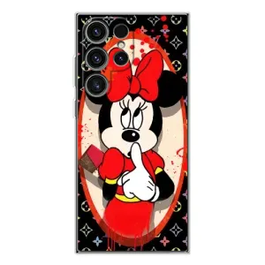 Чехол Disney Mouse Samsung Galaxy S25 Ultra (PREMIUMPrint) (Минни Маус ЛВ)