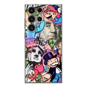 Чехлы с крутыми принтами для Samsung Galaxy S25 Ultra - (PREMIUMPrint) (Monopoly man)