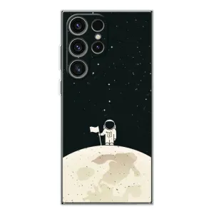 Космические Чехлы для Гелекси С25 Ультра (VPrint) (На луне)