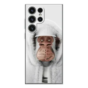 Чехлы с Обезьянами NFT для Samsung Galaxy S25 Ultra (AlphaPrint) (обезьяна NFT в тату)