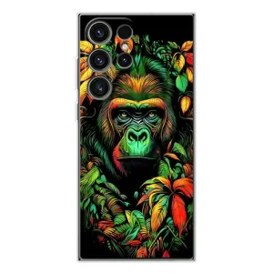 Чехол с Обезьянами Samsung Galaxy S25 Ultra - (AlphaPrint) (Обезьяна в тропиках)