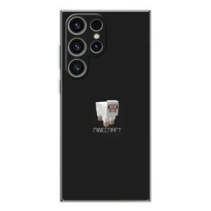 Чехол Майнкрафт на Samsung Galaxy S25 Ultra (AlphaPrint) Minecraft (Овечка Майнкрафт)