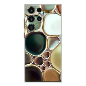 Мраморный чехол на Samsung Galaxy S25 Ultra (VPrint) (Радужный Мрамор)