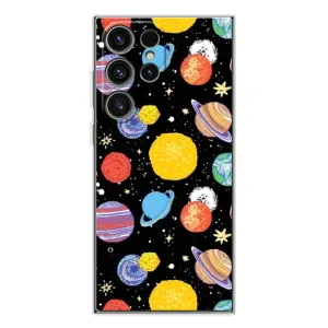 Космические Чехлы для Гелекси С25 Ультра (VPrint) (Рисованные планеты)