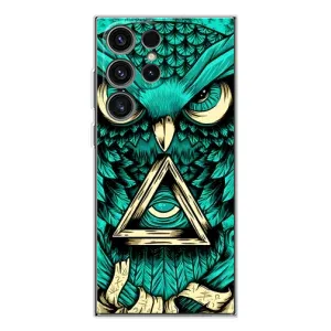 Чехол с птицами на Samsung Galaxy S25 Ultra (VPrint) (Сова с глазом)