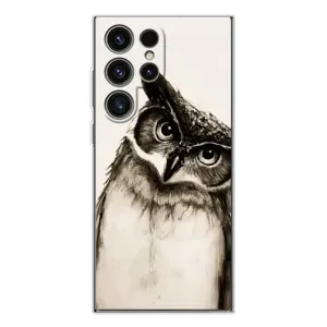 Чехол с птицами на Samsung Galaxy S25 Ultra (VPrint) (Сова)