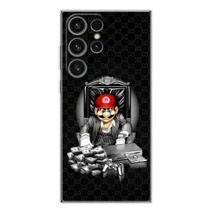Чехлы с крутыми принтами для Samsung Galaxy S25 Ultra - (PREMIUMPrint) (Супер Марио)