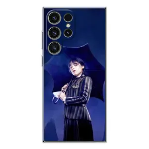 Силиконовый чехол с картинкой для Samsung Galaxy S25 Ultra (Венсдей)