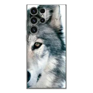 Чехлы с картинками животных Samsung Galaxy S25 Ultra (Волк)