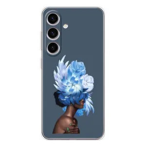 Чехлы (ART) Цветы на Samsung Galaxy S25 (VPrint) (Цветы на голове)